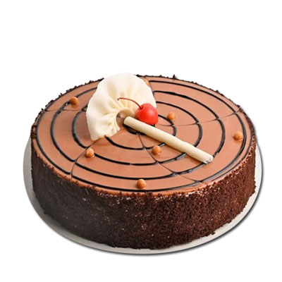 "Round shape Chocolate cake - 1kg (code PC41) - Click here to View more details about this Product